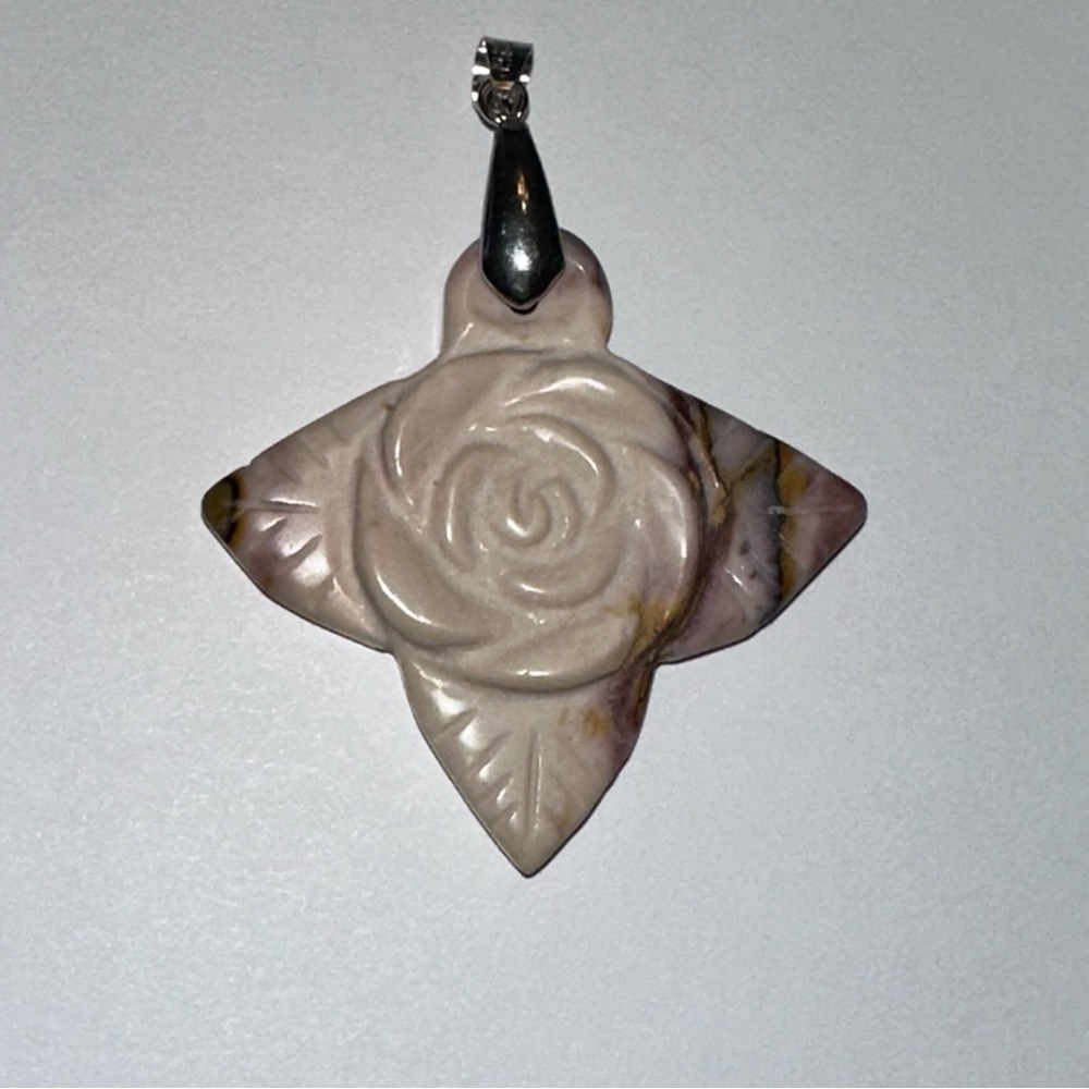 Jasper pendant 1.5”x1.5” - Picture 2 of 4